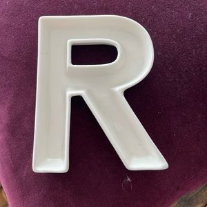 Letter R jewelry holder